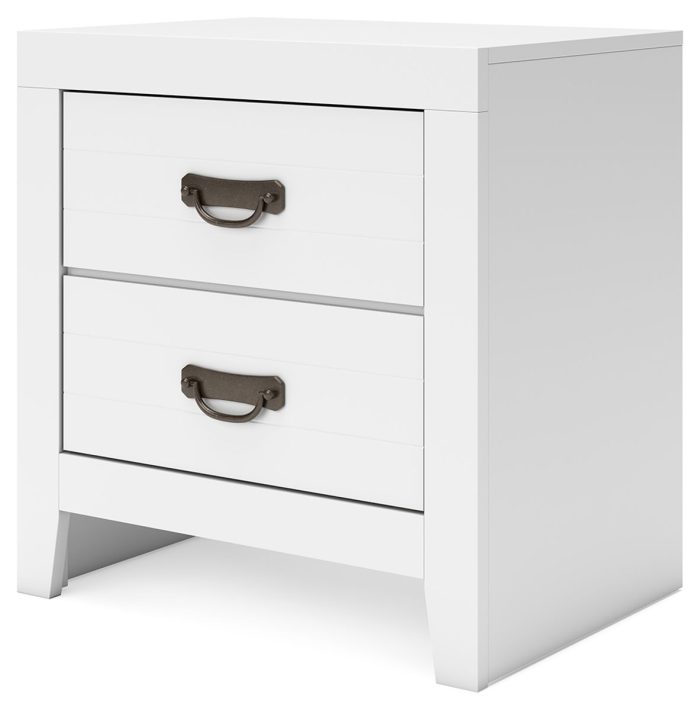 Binterglen - White - Two Drawer Night Stand - Image 4