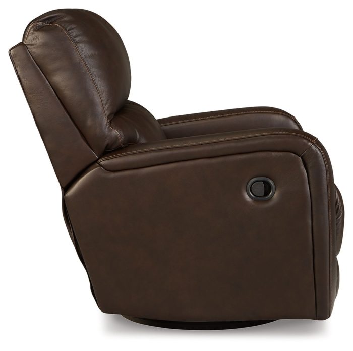 Emberla - Coffee - Swivel Glider Recliner - Image 3