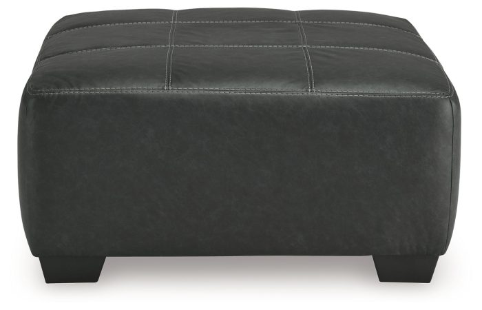 Brixley Pier - Graphite - Oversized Accent Ottoman - Image 2