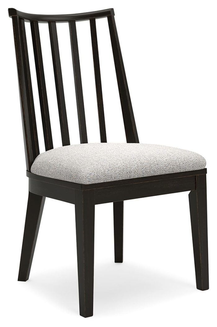Galliden - Black - Dining Upholstered Side Chair (Set of 2) - Image 2
