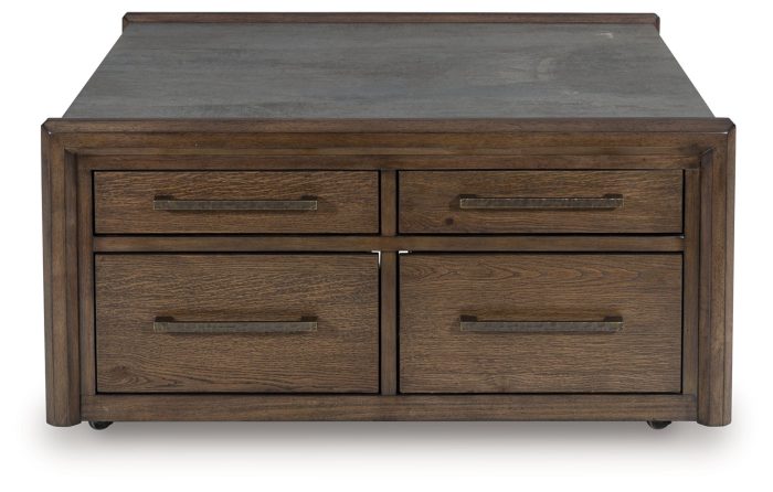 Kallenny - Brown / Gray - Square Cocktail Table - Image 2