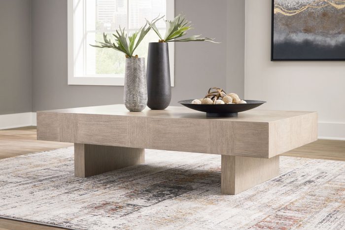 Jorlaina - Light Grayish Brown - Rectangular Cocktail Table - Image 3