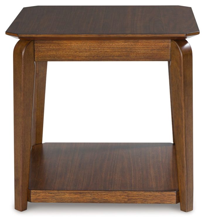 Trenmour - Medium Brown - Square End Table - Image 2