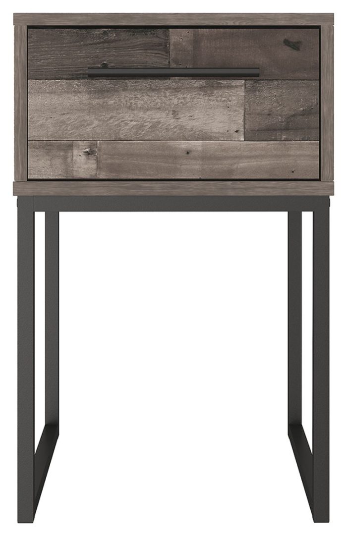 Neilsville - Black / Gray - One Drawer Night Stand - Image 4