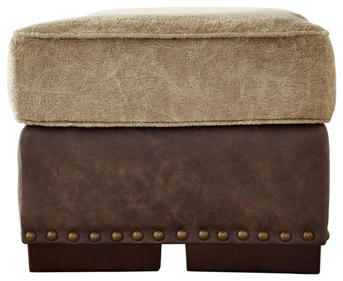 Alesbury - Chocolate - Ottoman - Image 4