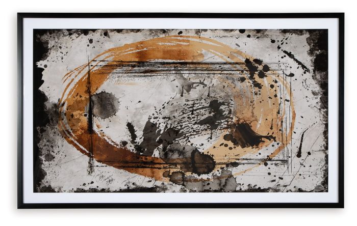 Clefting - Black / Caramel / Tan - Wall Art - Image 4