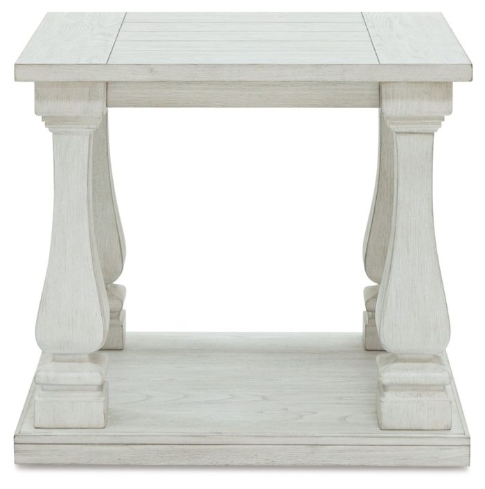 Arlendyne - Antique White - Rectangular End Table - Image 4