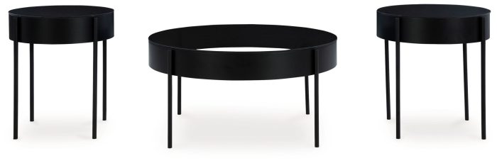 Ardoline - Black - Occasional Table Set (Set of 3) - Image 3