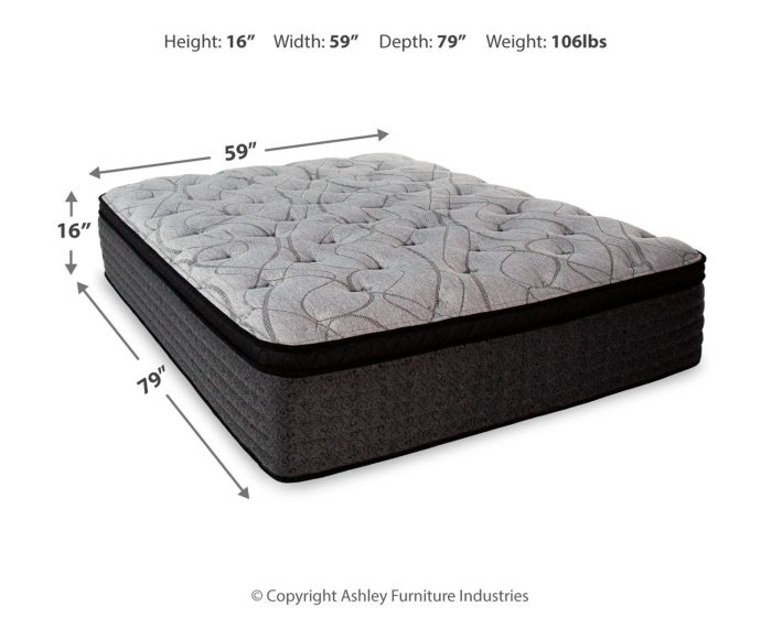 Hybrid 1600 - Euro Top Mattress - Image 2