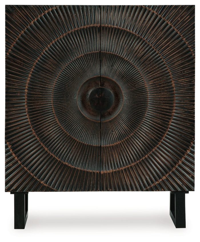 Fosterman - Distressed Black - Accent Cabinet - Image 3