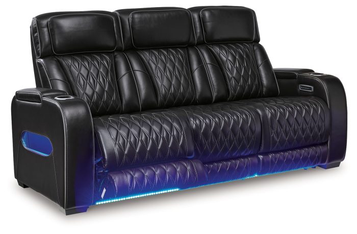 Boyington - Black - 2 Pc. - Power Reclining Sofa And Loveseat - Image 4