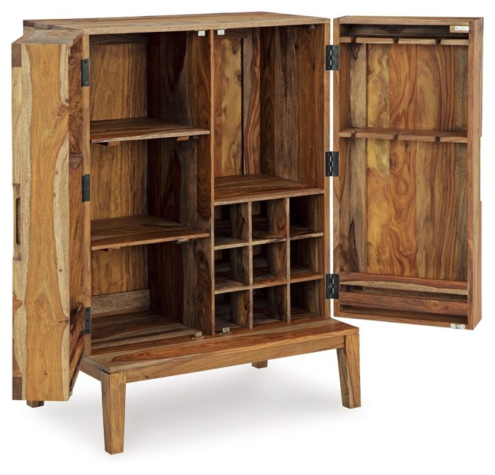 Dressonni - Brown - Bar Cabinet - Image 3