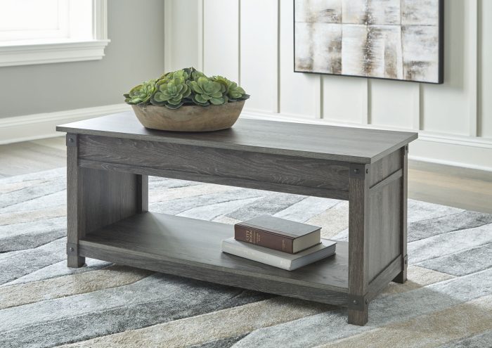 Freedan - Grayish Brown - 3 Pc. - Coffee Table, 2 End Tables - Image 2