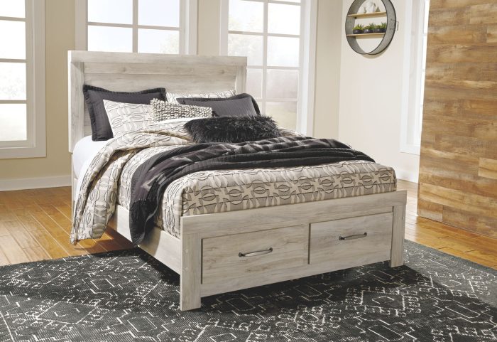 Bellaby - Dresser, Mirror, Platform Bed With Storage Drawers Set - Image 2