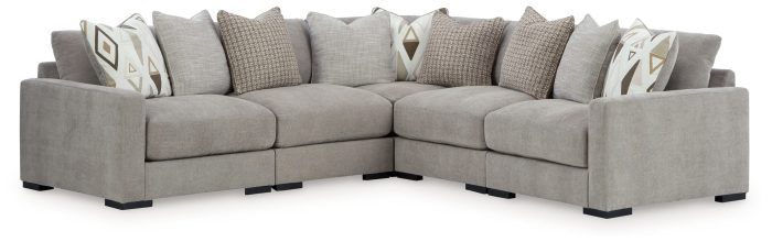Aslan Court - Sectional With Ottoman Set - Image 6