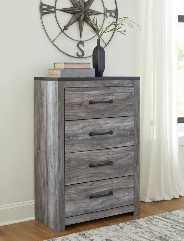 Bronyan - Dark Gray - Four Drawer Chest - Image 4