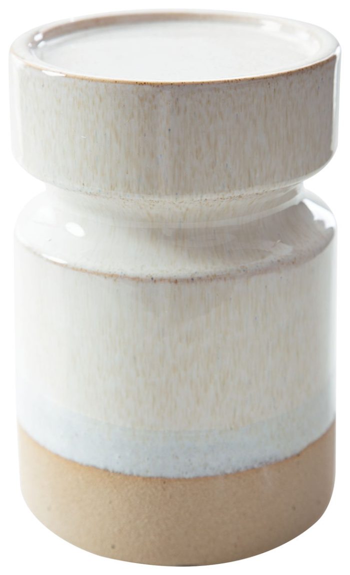Hurston - Ivory / Brown - Candle Holder Set (Set of 3) - Image 2