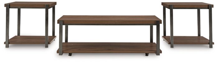 Trindwick - Brown / Gun Metal - Occasional Table Set (Set of 3) - Image 4