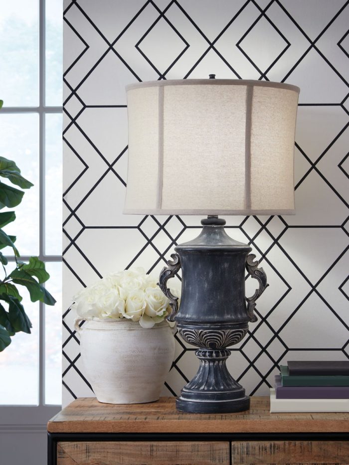 Morvanford - Antique Black - Poly Table Lamp - Image 4