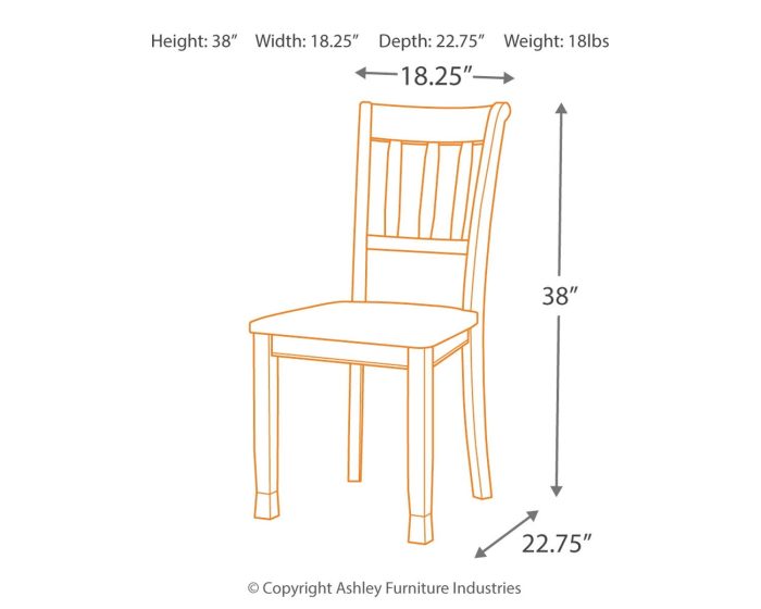Owingsville - Black / Brown - Dining Room Side Chair (Set of 2) - Image 4