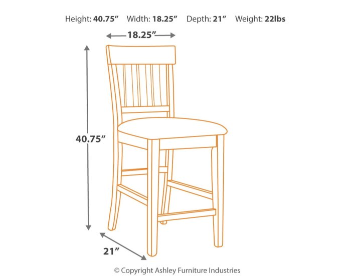 Haddigan - Dark Brown - Upholstered Barstool (Set of 2) - Image 2