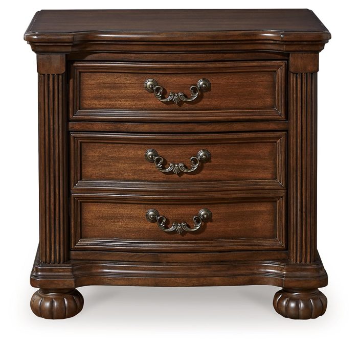 Lavinton - Brown - Three Drawer Night Stand - Image 2