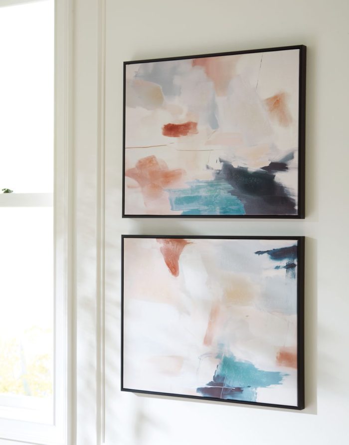 Caldish - Blue / White / Pink - Wall Art Set (Set of 2) - Image 3