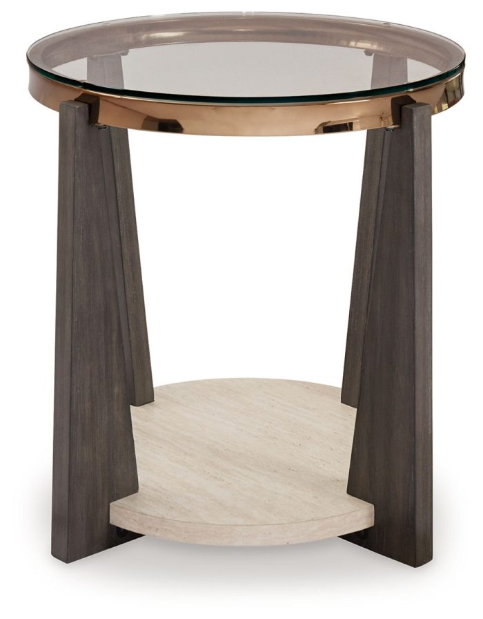 Frazwa - Multi - Round End Table - Image 2