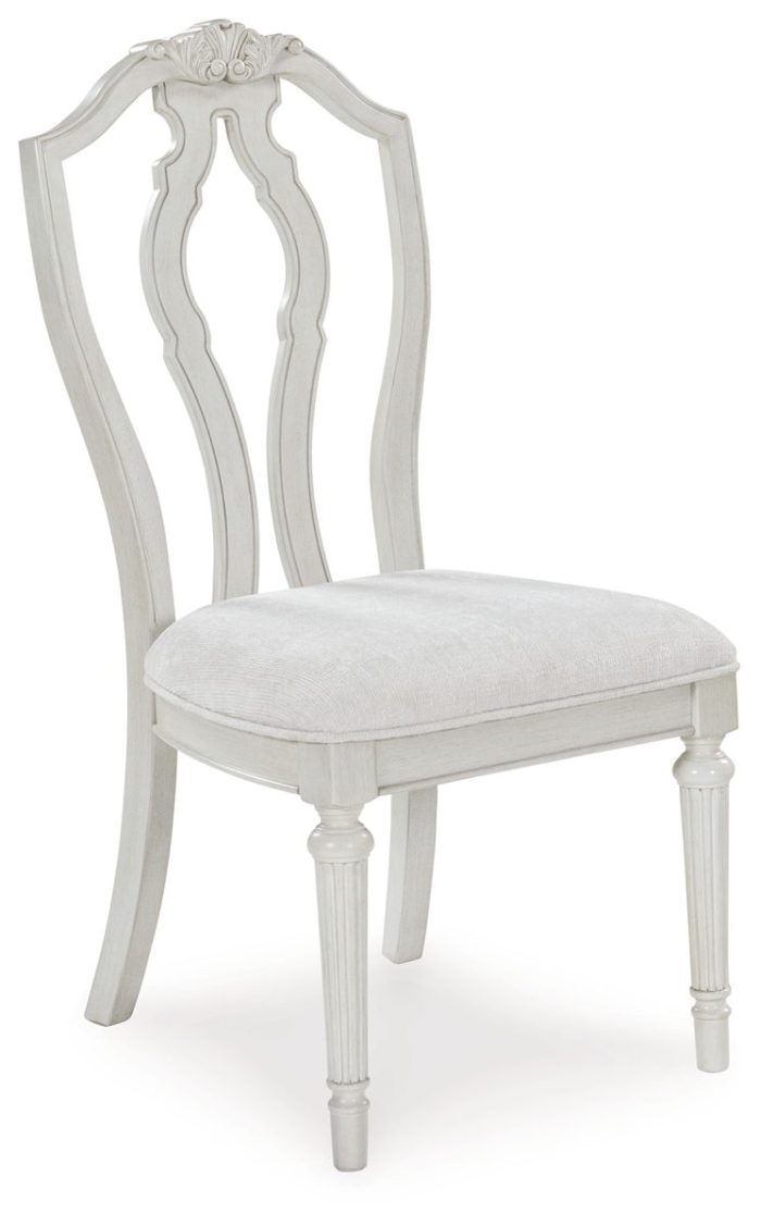 Montelaine - Antique White - Dining Upholstered Side Chair (Set of 2) - Image 2
