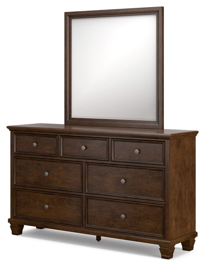 Danabrin - Brown - Dresser And Mirror - Image 2