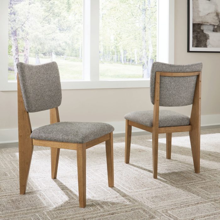 Sherbana - Light Brown - Dining Upholstered Side Chair (Set of 2) - Image 4