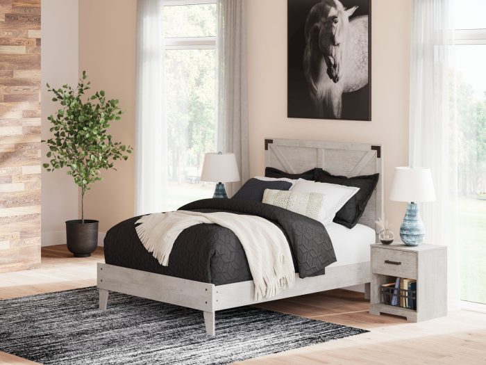 Shawburn - Platform Bed With Crossbuck Panel Headboard - Image 3