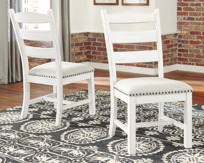 Valebeck - Beige / White - Dining UPH Side Chair (Set of 2) - Image 3