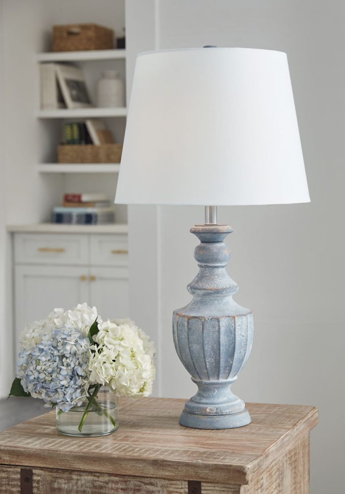 Cylerick - Antique Blue - Terracotta Table Lamp - Image 4