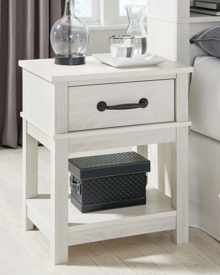 Dorrinson - White - One Drawer Night Stand - Image 4