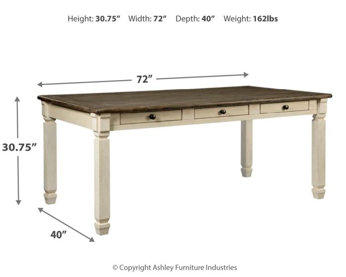 Bolanburg - Beige - Rectangular Dining Room Table - Image 4