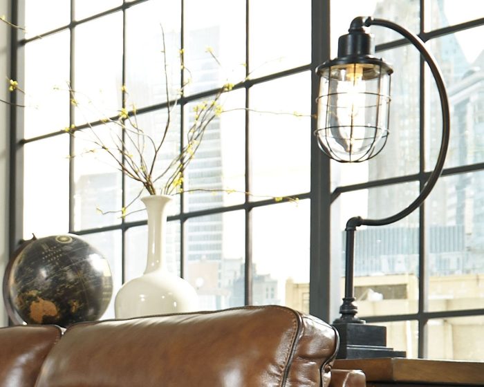 Jae - Antique Black - Metal Desk Lamp - Image 2