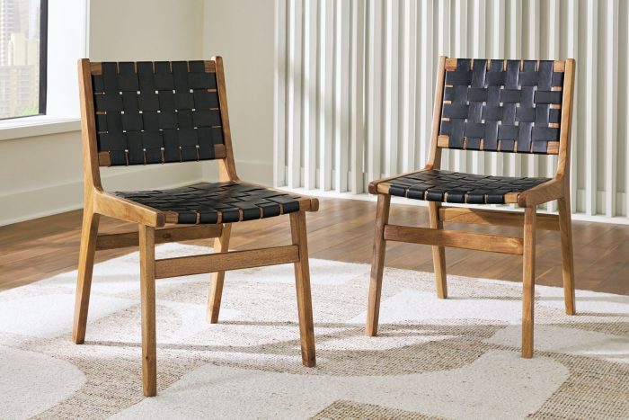 Fortmaine - Brown / Black - Dining Room Side Chair (Set of 2) - Image 4