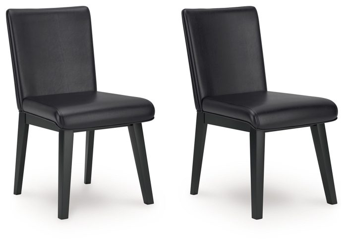 Jettaya - Black - Dining Upholstered Side Chair (Set of 2) - Image 2