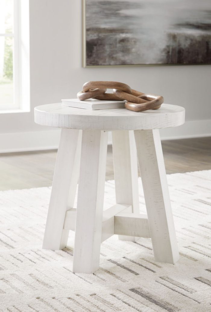 Jallison - Off White - Round End Table - Image 3