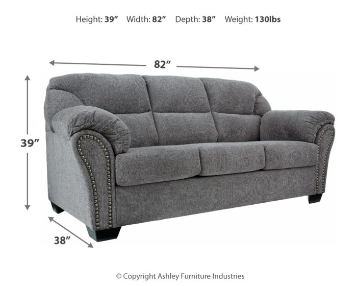 Allmaxx - Pewter - Sofa - Image 4