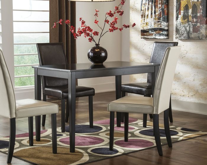 Kimonte - Dark Brown - Rectangular Dining Room Table - Image 4