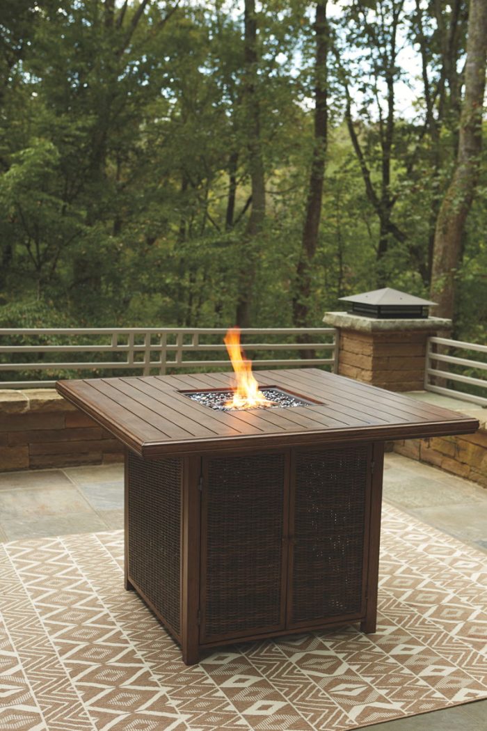 Paradise Trail - Outdoor Fire Pit Table Set - Image 4