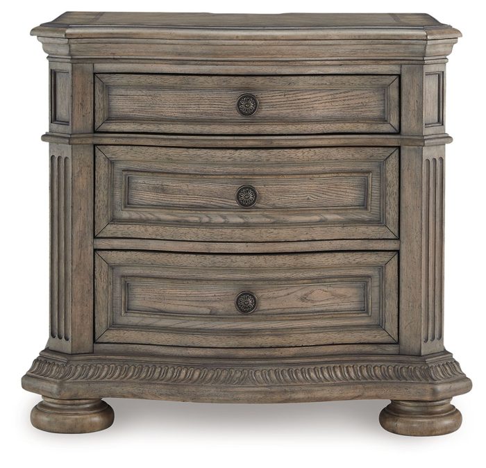 Ardenfield - Light Brown - Three Drawer Night Stand - Image 4