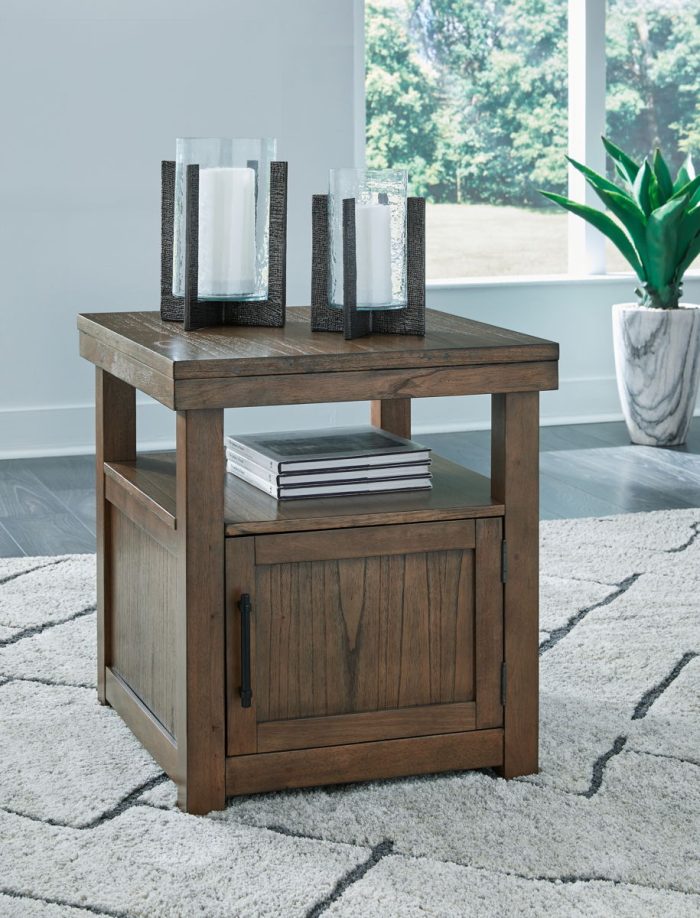 Boardernest - Brown - Rectangular End Table - Image 2
