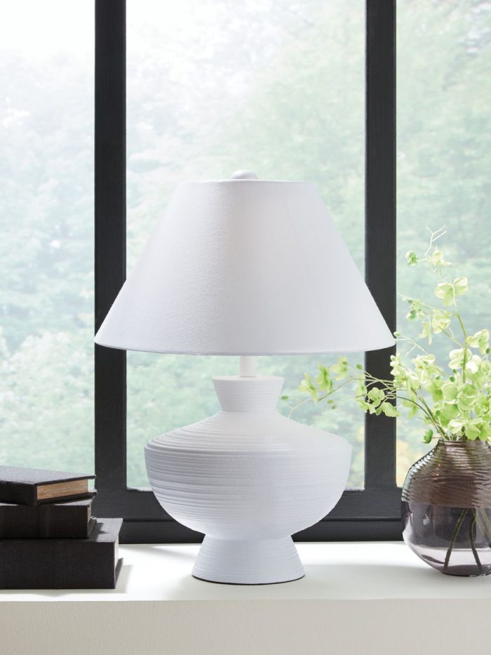 Harelwood - White - Poly Table Lamp - Image 2