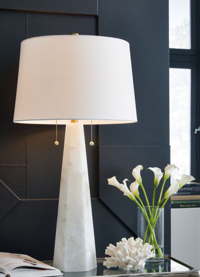 Laurellen - White - Alabaster Table Lamp - Image 3