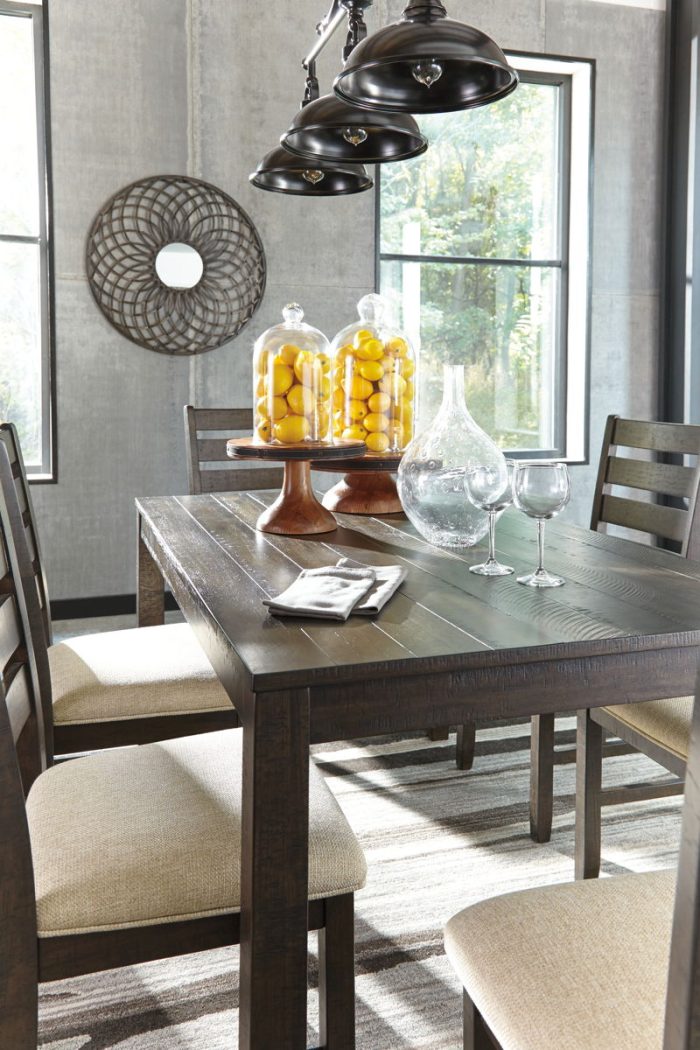 Rokane - Brown - Dining Room Table Set (Set of 7) - Image 4