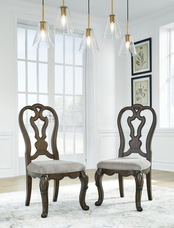 Maylee - Dark Brown - Dining Upholstered Side Chair (Set of 2) - Image 3