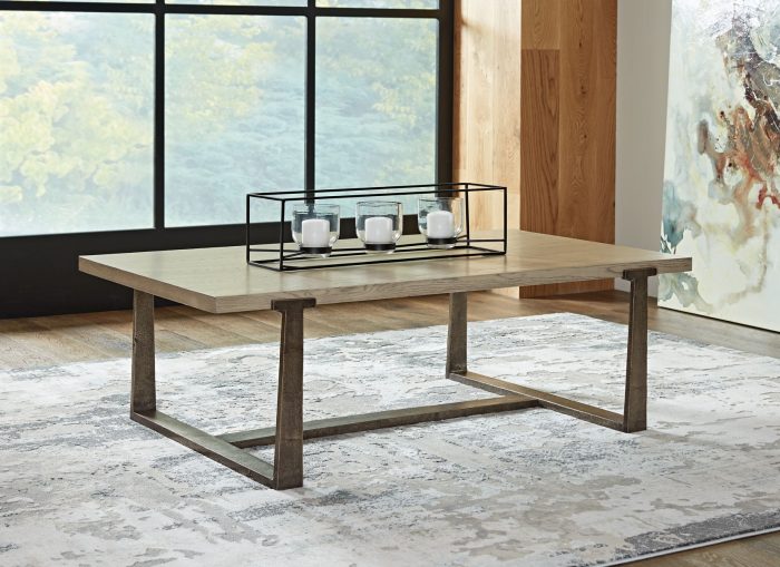 Dalenville - Gray - Rectangular Cocktail Table - Image 2